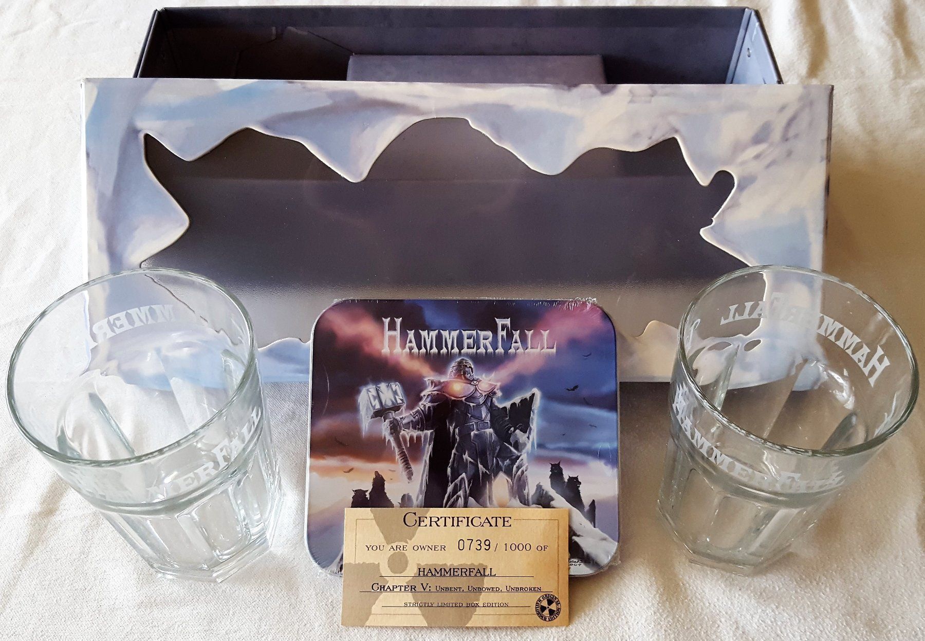 CD: HammerFall ‎– Chapter V: Unbent - Rare Box Edition - 2005 – Nuovo (secondo la descrizione) da Uster venduto da Zardodel 9