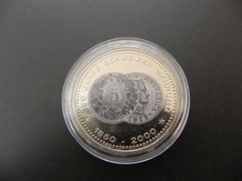 Medaille Währung Schweiz 5 Rappen 1969