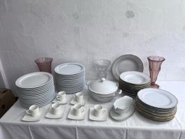 Porzellangeschirr Set ,gemischt (24)