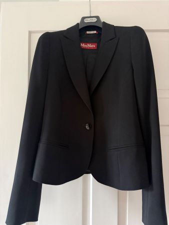 Max Mara Blazer Schwarz Gr 38 Top Zustand
