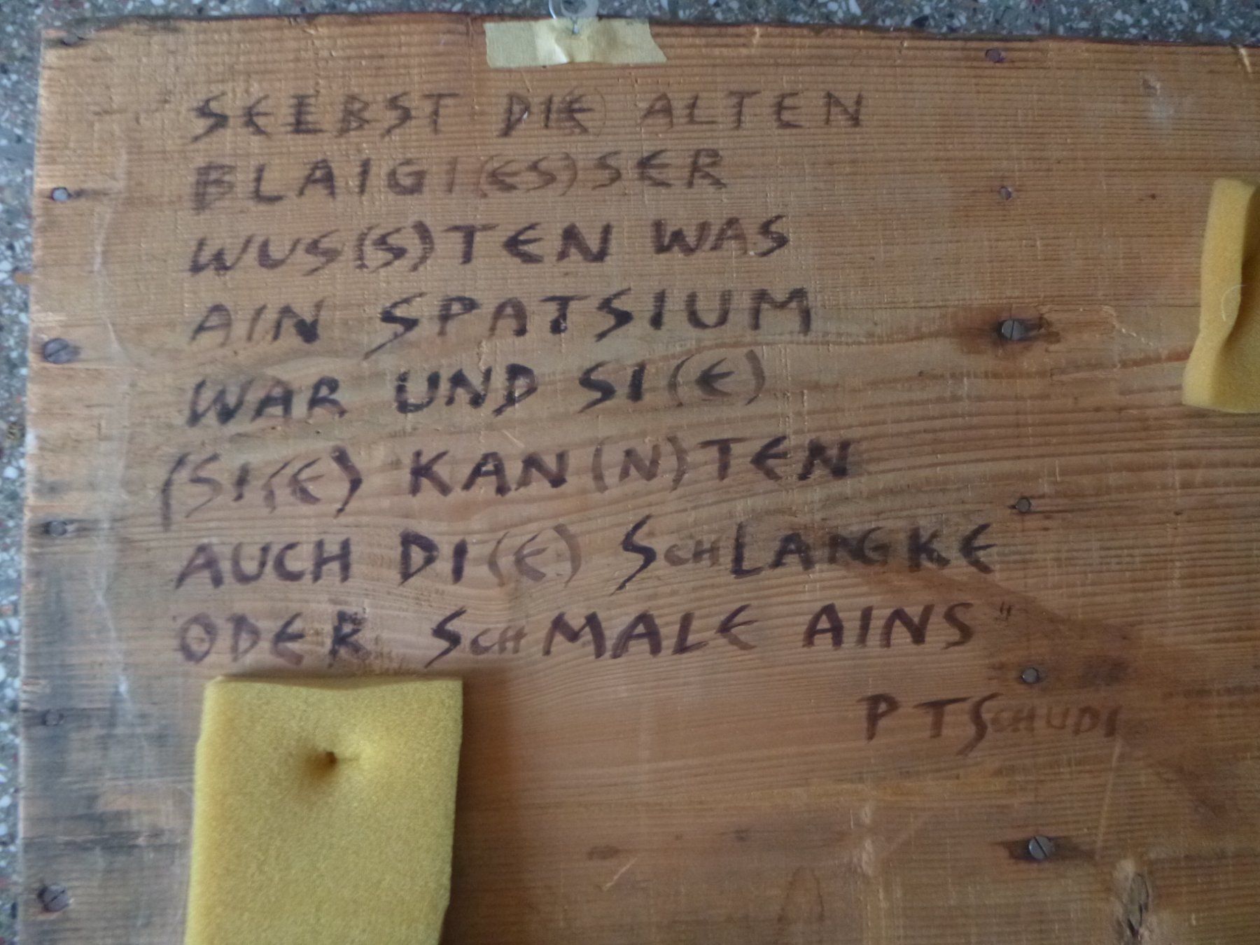 Foto & Immagini: "Hommage an einen Typographen" – Usato da Diessenhofen venduto da farbschatten 3