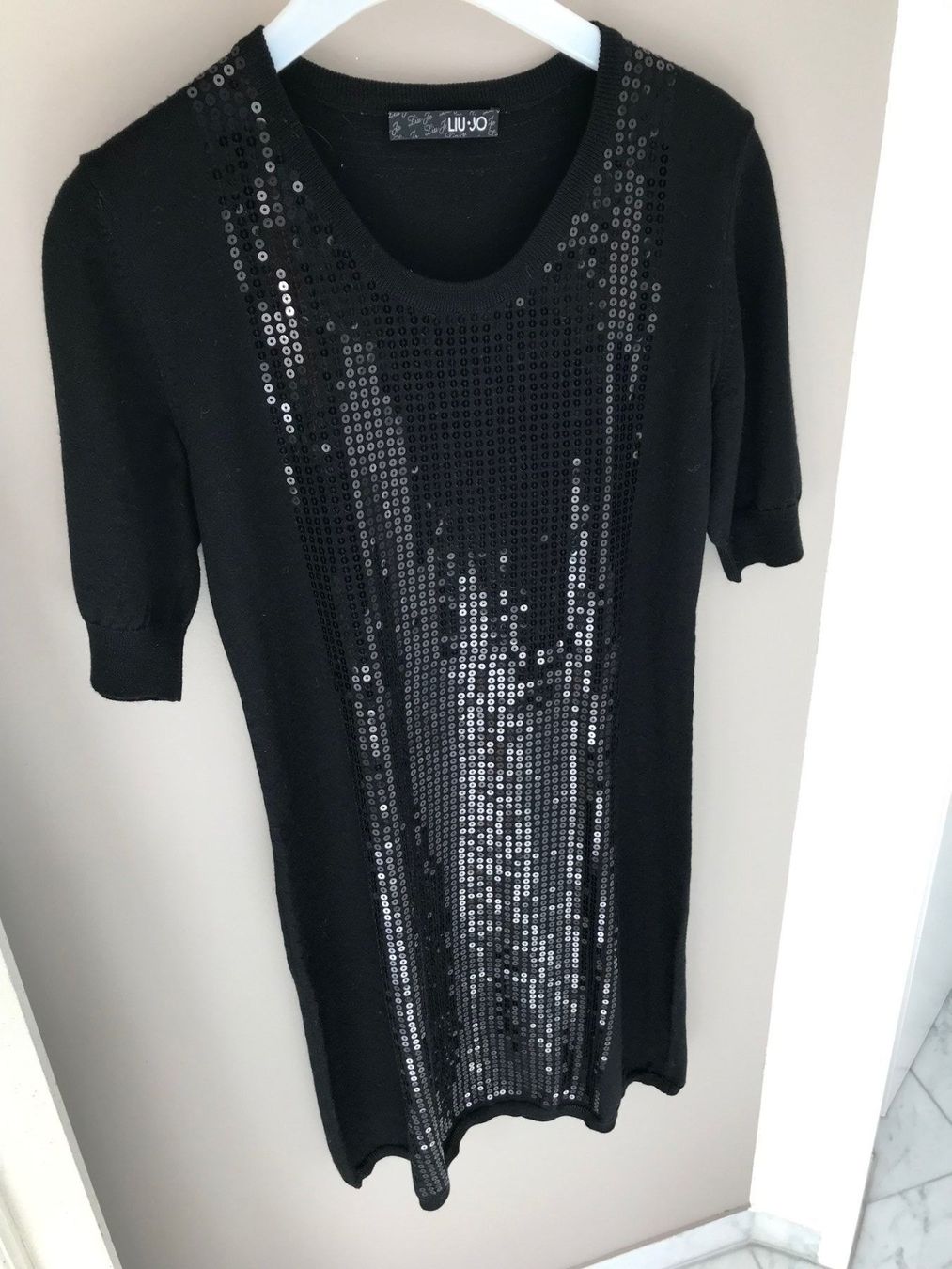 Liu Jo Vestiti: LiuJo Strickkleid, schwarz, Gr 36 – Usato da Kilchberg venduto da boudoir076