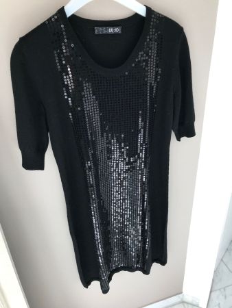 LiuJo Strickkleid, schwarz, Gr 36