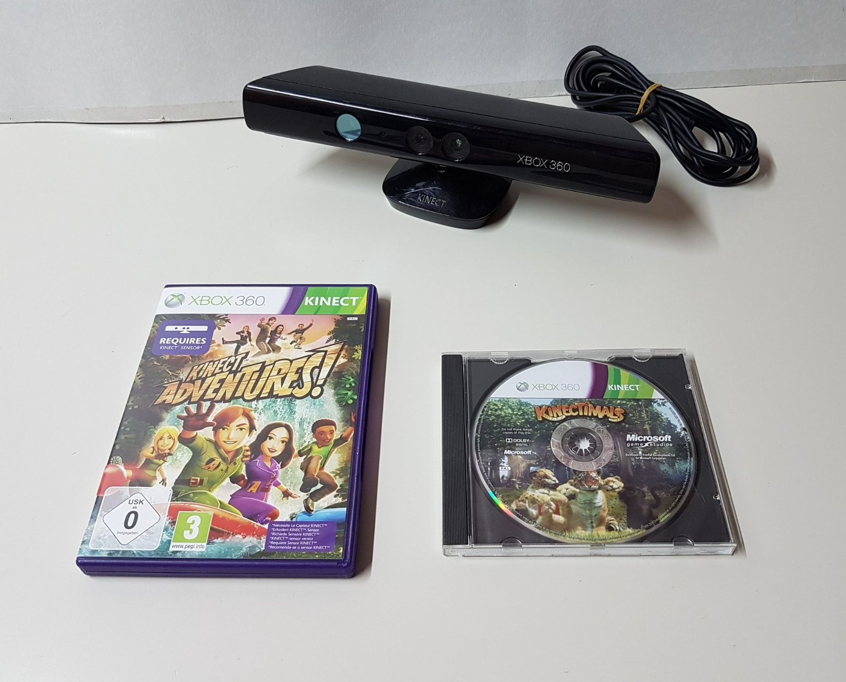 Microsoft Controller: Kinect Sensor für Xb 360 mit 2 Spiele – Usato da Schüpfheim venduto da Games_Spielkonsolen