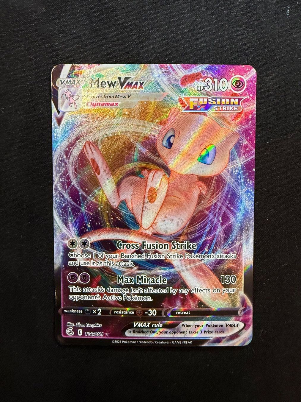 Pokémon Carte collezionabili: Pokemon Mew VMAX 114/264 EN – Usato da Buchs SG venduto da Rheintalseller