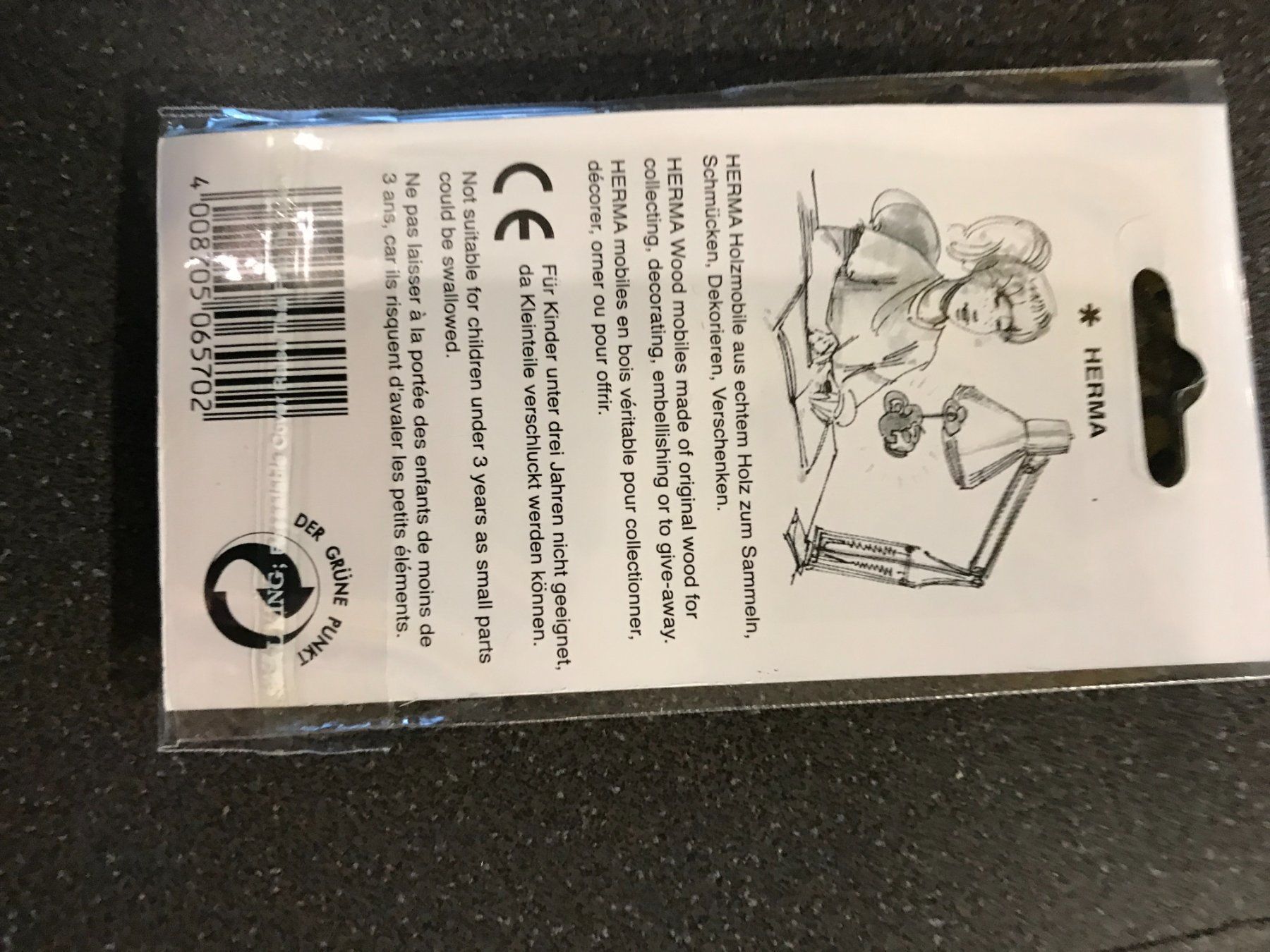 Alle Dekorationen: 8 kleine Holzmobile – Neu und originalverpackt aus kaiseraugst von Yohe 2