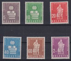N43) Aemter Satz BIE 40 - 45, mit Gummi ohne Falz.
