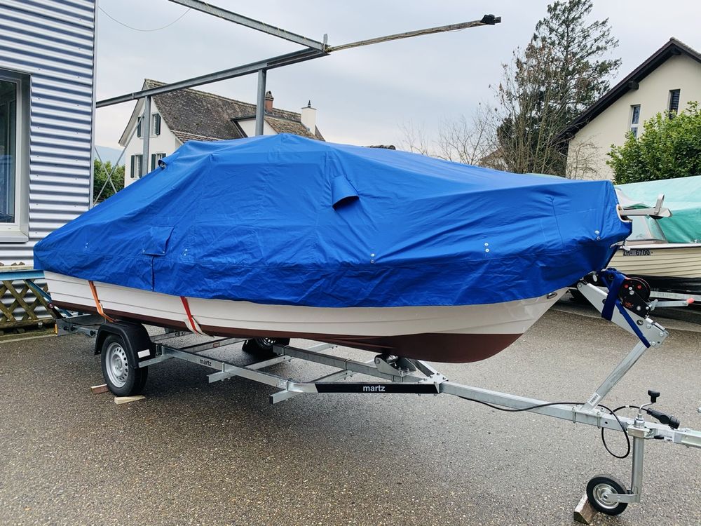 Motorboot mit Kabine, Yamaha 50 PS, Top Zustand (Gebraucht) in Forch ...