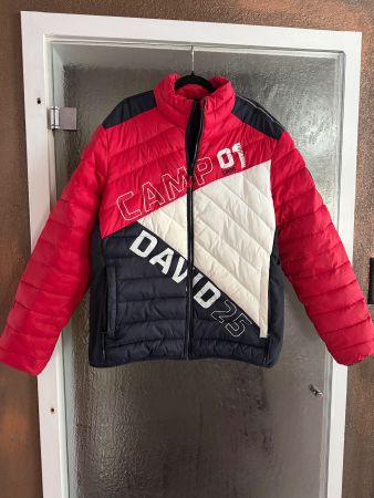 Camp David Steppjacke rot schwarz Grösse L