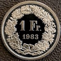1 Franken 1983 stgl. / aus Münzsatz