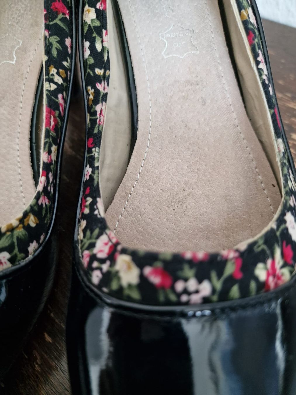 Scarpe da donna: Dirndlschuhe Schwarz mit Blumenrand – Grösse 40 – Usato da Zumikon venduto da pat_m55d 7