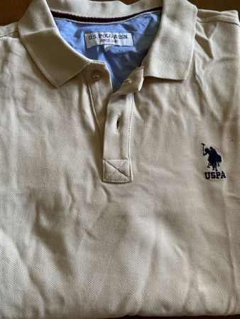Polo Shirt US Polo Assn beige Grösse M guter Zustand
