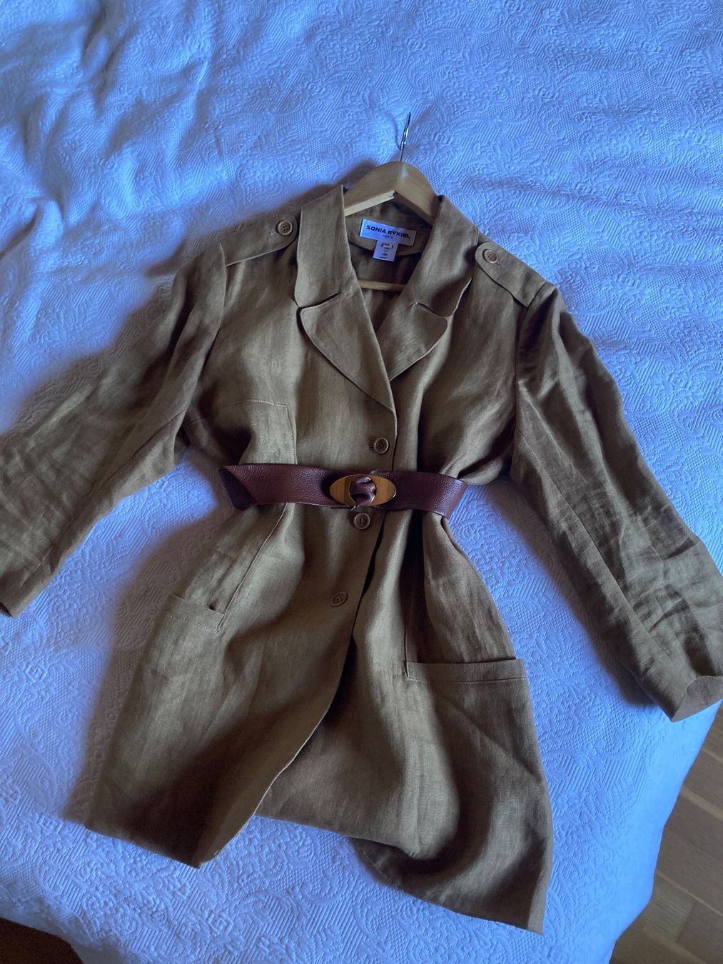 Sonia Rykiel Giacche: Sonia Rykiel Linen Blazer – Usato da Luzern venduto da AM2nd 1