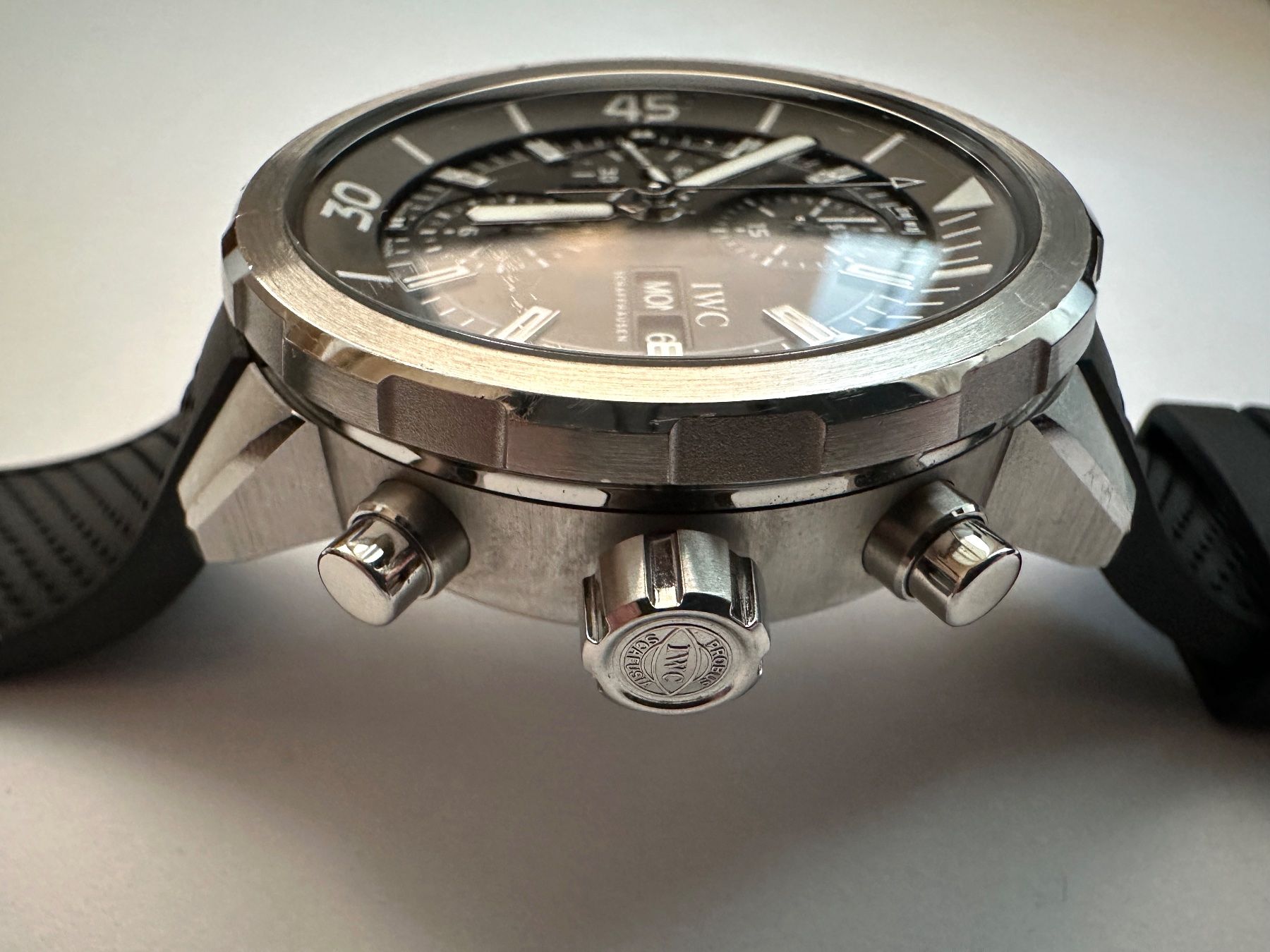 IWC Orologi: IWC Aquatimer Chronograph IW376803 Full-Set – Usato da Matten b. Interlaken venduto da cour13 6