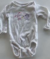 Body H&M Weiss mit Hasenmotiv Grösse 62 guter Zustand