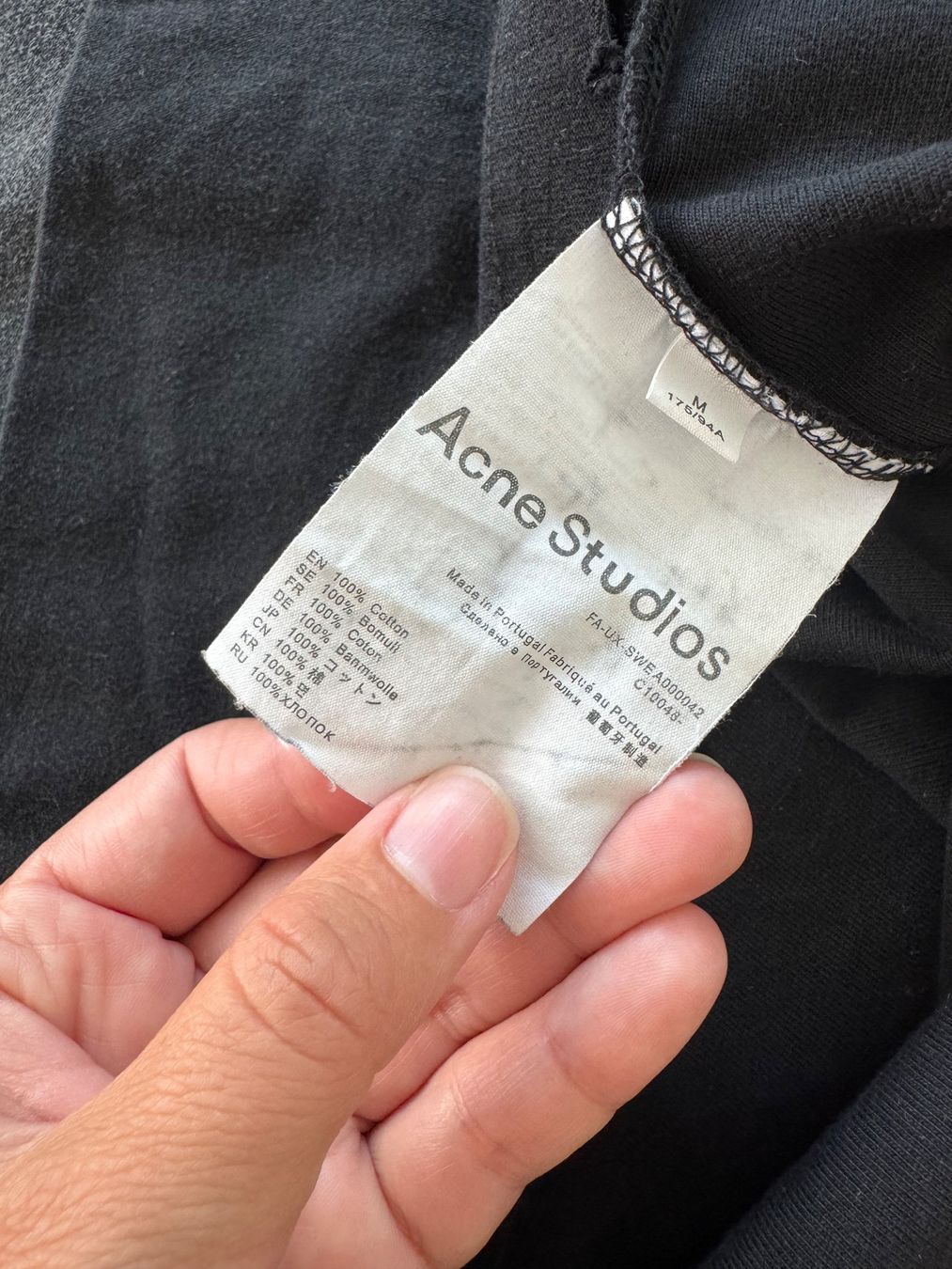 Acne Studios T-Shirts: Acne Studios Longsleeve Gr. M, schwarz – Neu (gemäss Beschreibung) aus Triesen von dardaleni 2