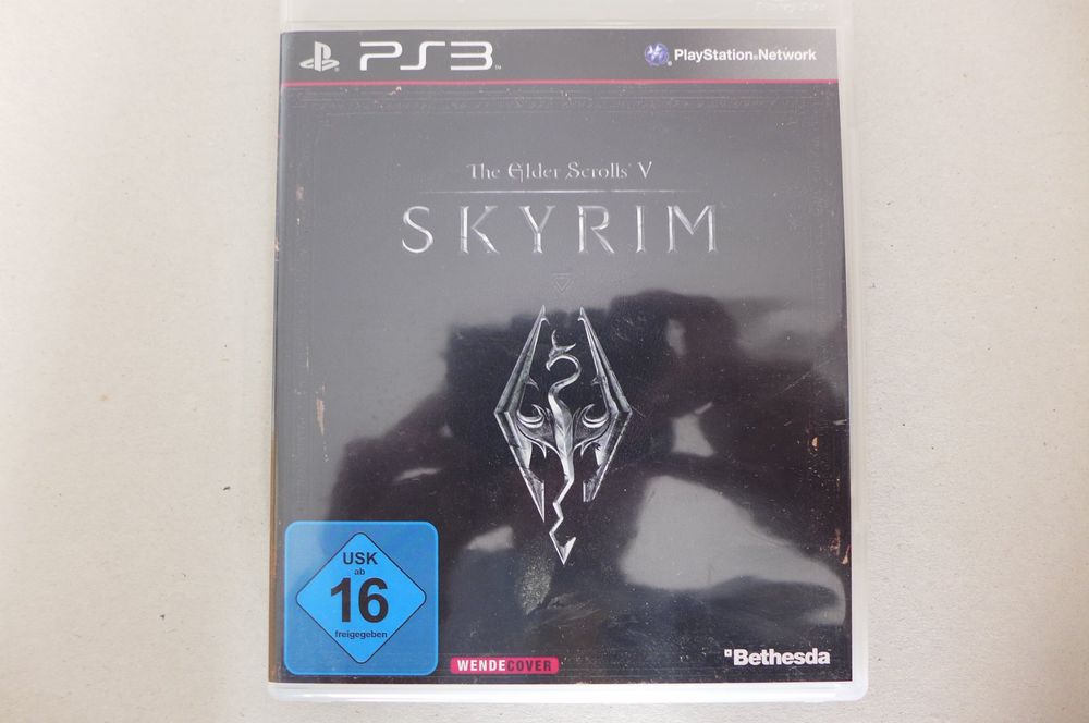 Skyrim PS3 The Elder Scrolls V mit Landkarte und Anleitung | Kaufen auf ...