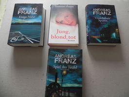 4  gebundene Bücher mit Krimi Andreas Franz 2004 - 2010