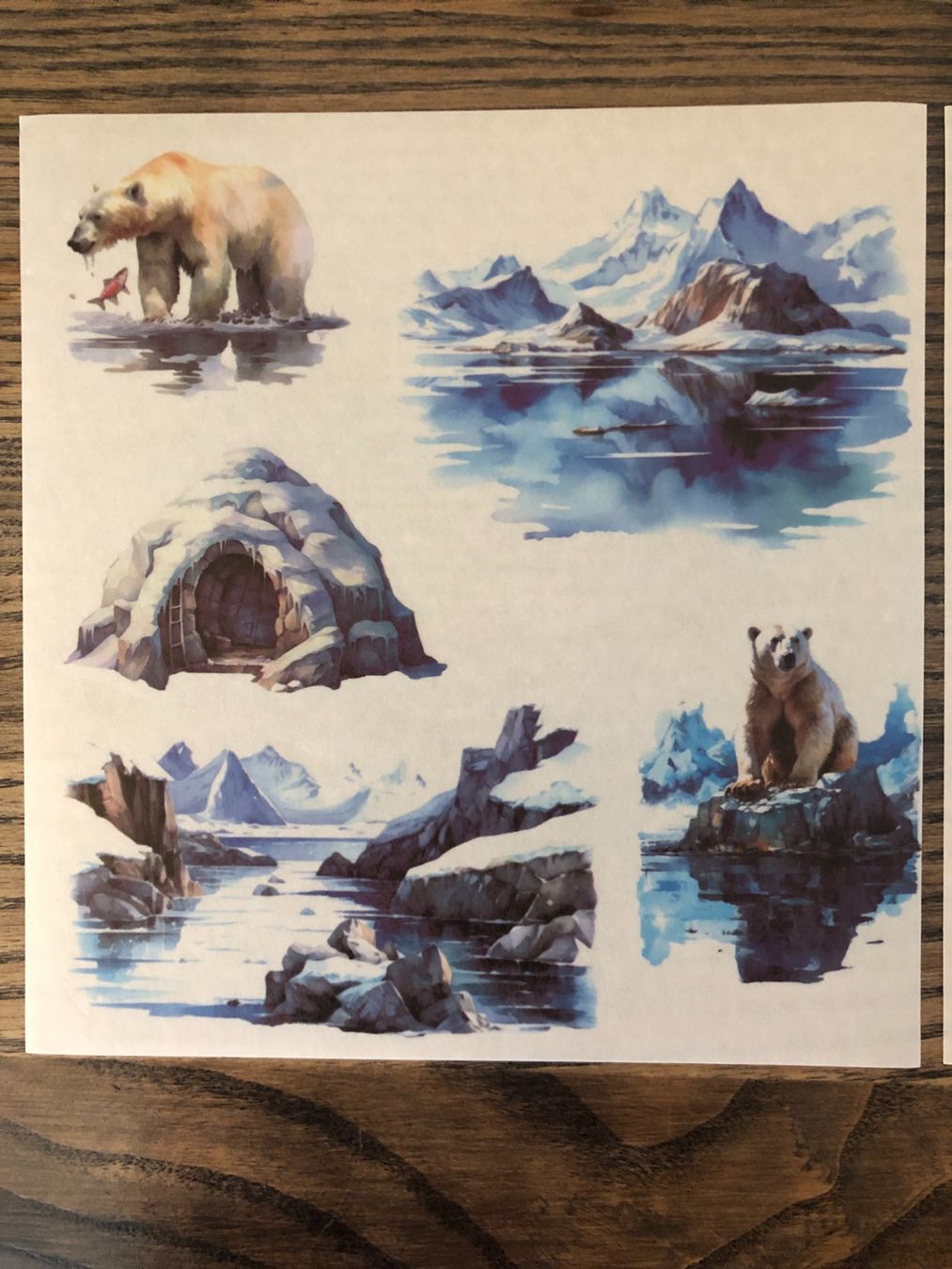 Aufkleber: Sticker Aufkleber Scrapbook Berge Winter Schnee – Neu (gemäss Beschreibung) aus Berg am Irchel von Zweiti_Chance 3