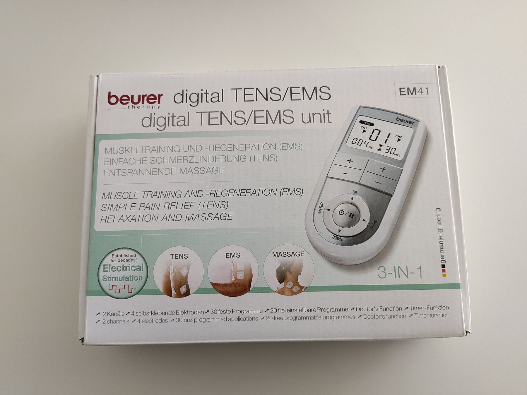 Beurer Massagegeräte: Digital TENS / EMS Beurer – Neu (gemäss Beschreibung) aus Glis von chi_l6xp