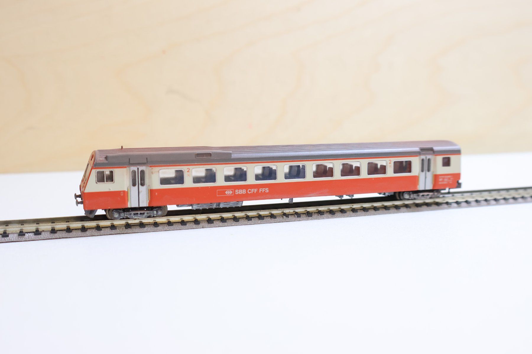 Trix Modellini di ferrovie: Minitrix Swiss Express SBB Steuerwagen + Licht – Usato da Winterthur venduto da Monstera 5