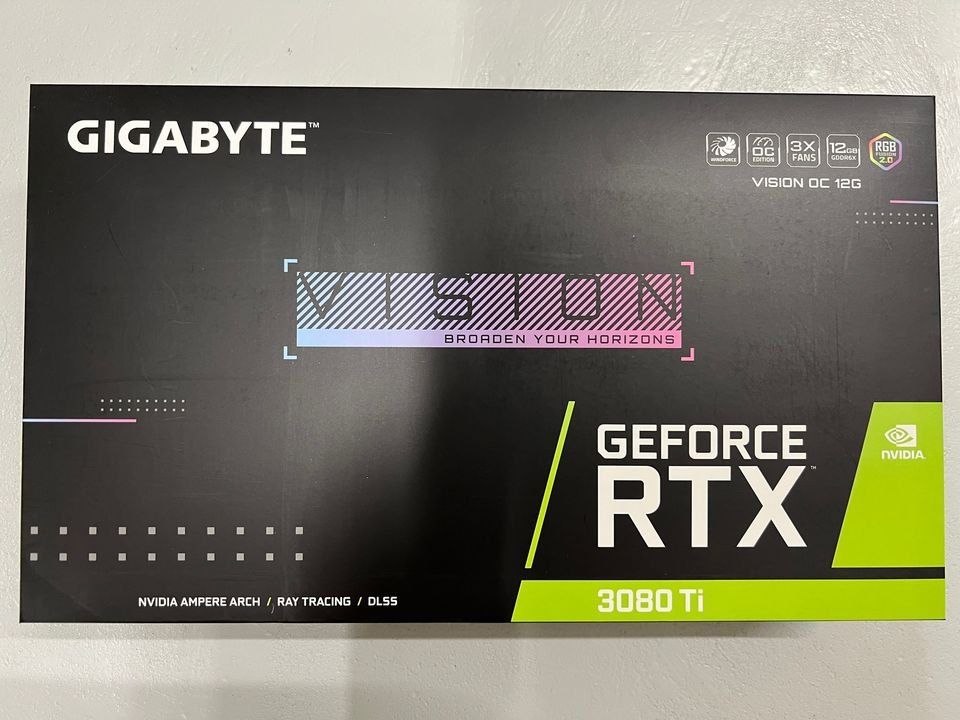 Gigabyte GeForce RTX 3080 Ti Vision OC - 12GB (Gebraucht) in Koppigen ...