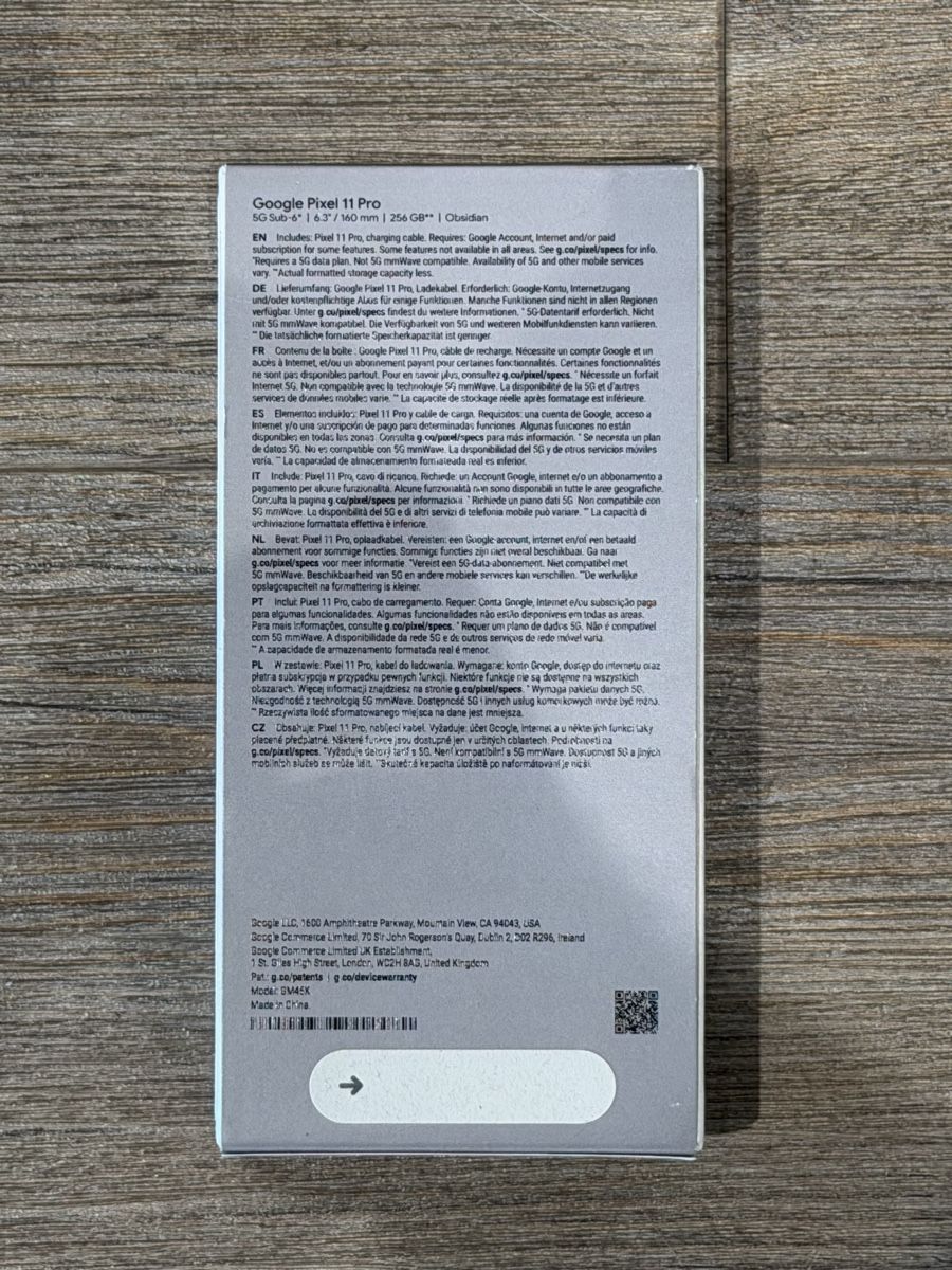 Google Handys / Smartphones: Google Pixel 11 Pro 256 GB – Neu und originalverpackt aus Giubiasco von HaveFunTI 1