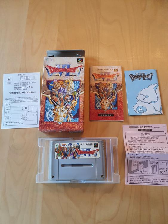 Nintendo Super Famicom Dragon Quest Vi 6 Carte Cib Kaufen Auf Ricardo