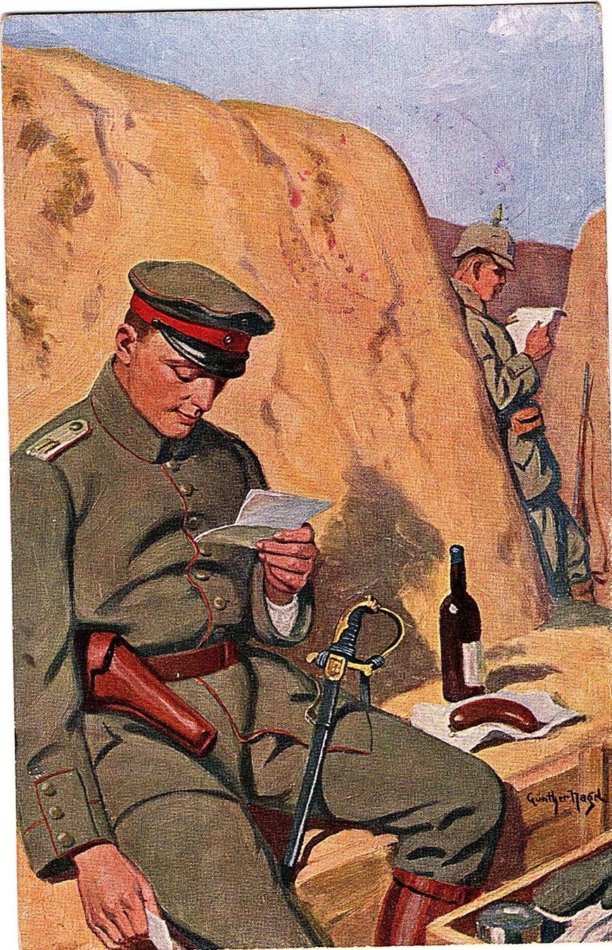 Cartoline postali: Ansichtskarte Künstlerkarte 1. Weltkrieg – Usato da Mörschwil venduto da aik_x8mc