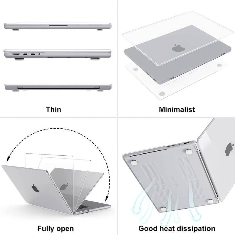 Cover & Protezioni schermo: New MacBook pro 16 pouces - Coques dure transparente(A2485) – Nuovo e nell'imballaggio originale da Morges venduto da DigiAC 3