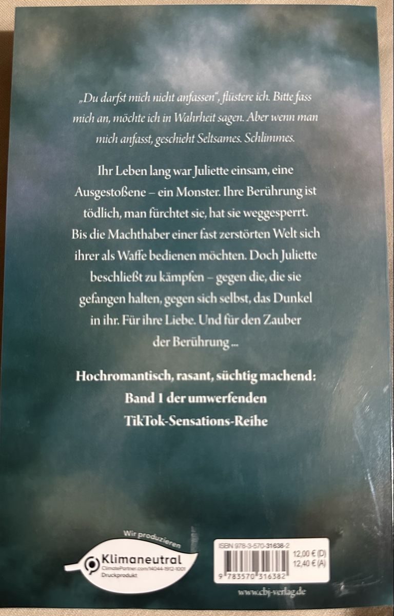 Libri: Shatter Me - Tahereh Mafi - Band 1 – Usato da Neuenkirch venduto da ali_5pxg 1