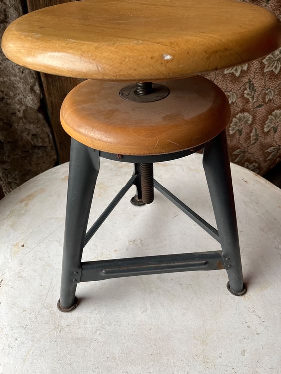 Industrie-Hocker, 76,2 Cm Höhe, Braun/grau – Robuster Stuhl Für Werkstatt, Garage & Labor