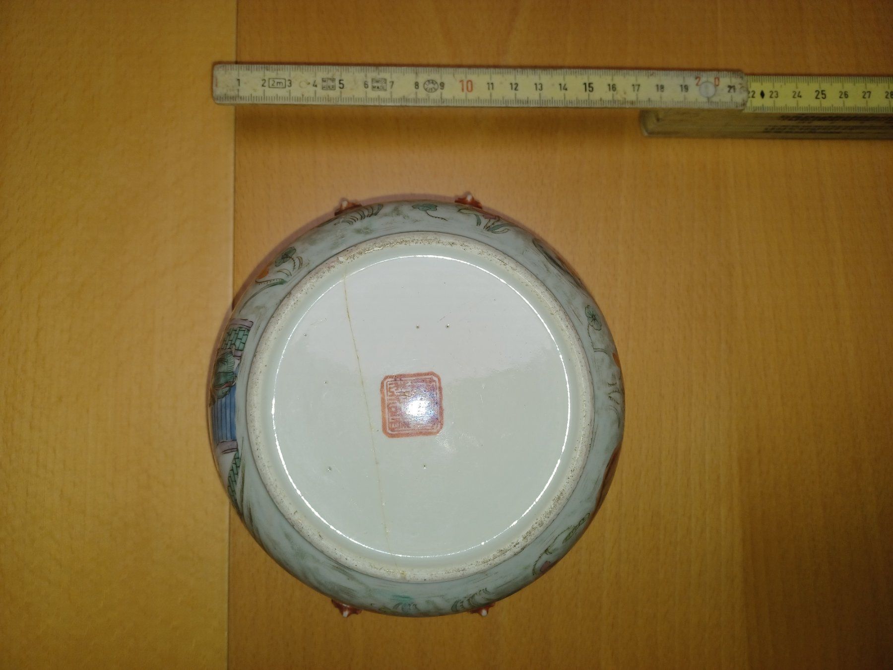 Ciotole: Chinesische kaiserliche polychrome Schale, Tongzhi-Periode – Usato da Linthal venduto da Luther 7