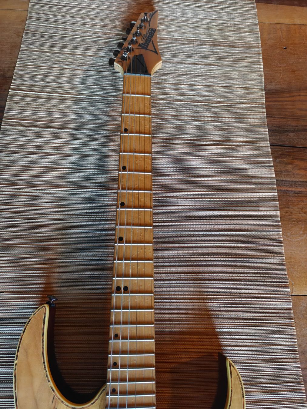 Ibanez Strumenti musicali: Ibanez RG721MSM NTF Premium Natural Flat – Usato da Elgg venduto da Totendio 2