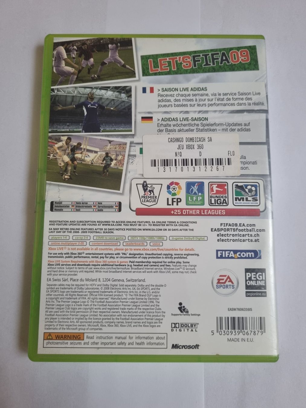 Microsoft Giochi: FIFA 09  Xbox 360 – Usato da Pollegio venduto da Isaiaaaa96 1
