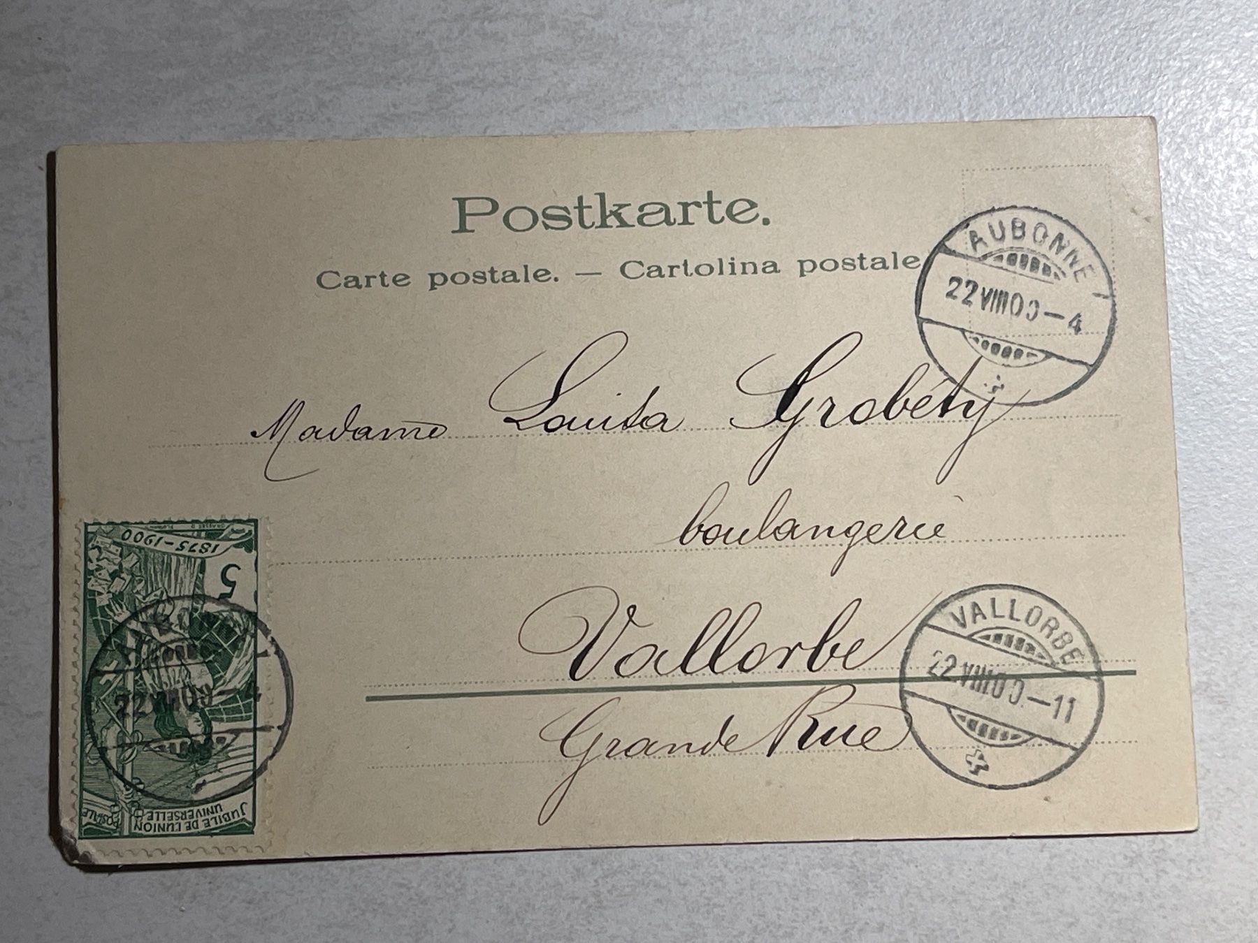 Cartoline postali: Alte Ansichtskarte St. Bernhard, 1900 – Usato da Strengelbach venduto da Aschatan5 1