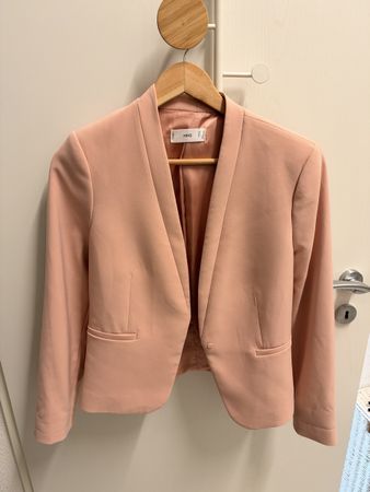Mango MNG Blazer Damen Gr. M Rosa / Altrosa