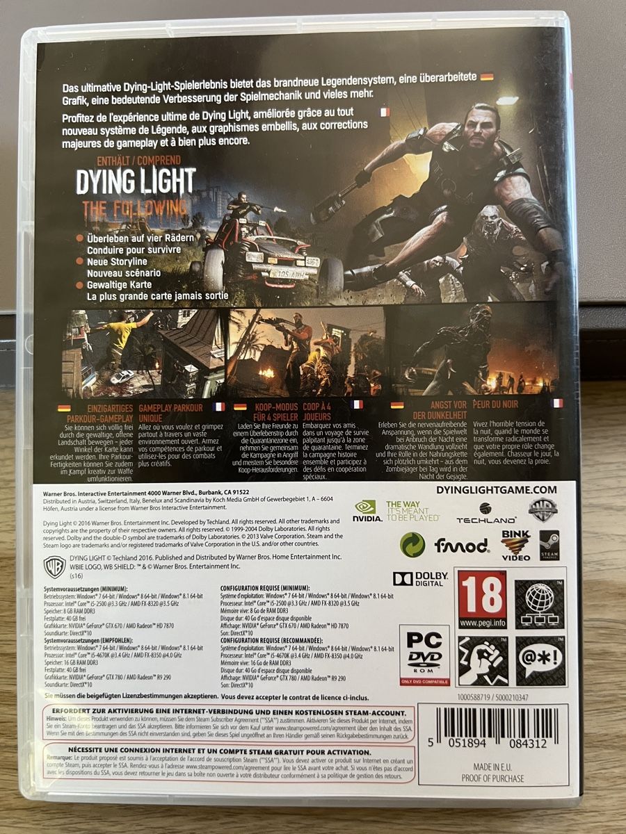 Giochi: PC DVD-ROM Dying Light - The Following – Usato da Ebertswil venduto da Aayra 1