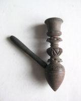 Vintage Holzpfeife für Opium, Sammlerstück