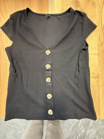 ONLY Damen Shirt, Gr. M, schwarz, Neuwertig
