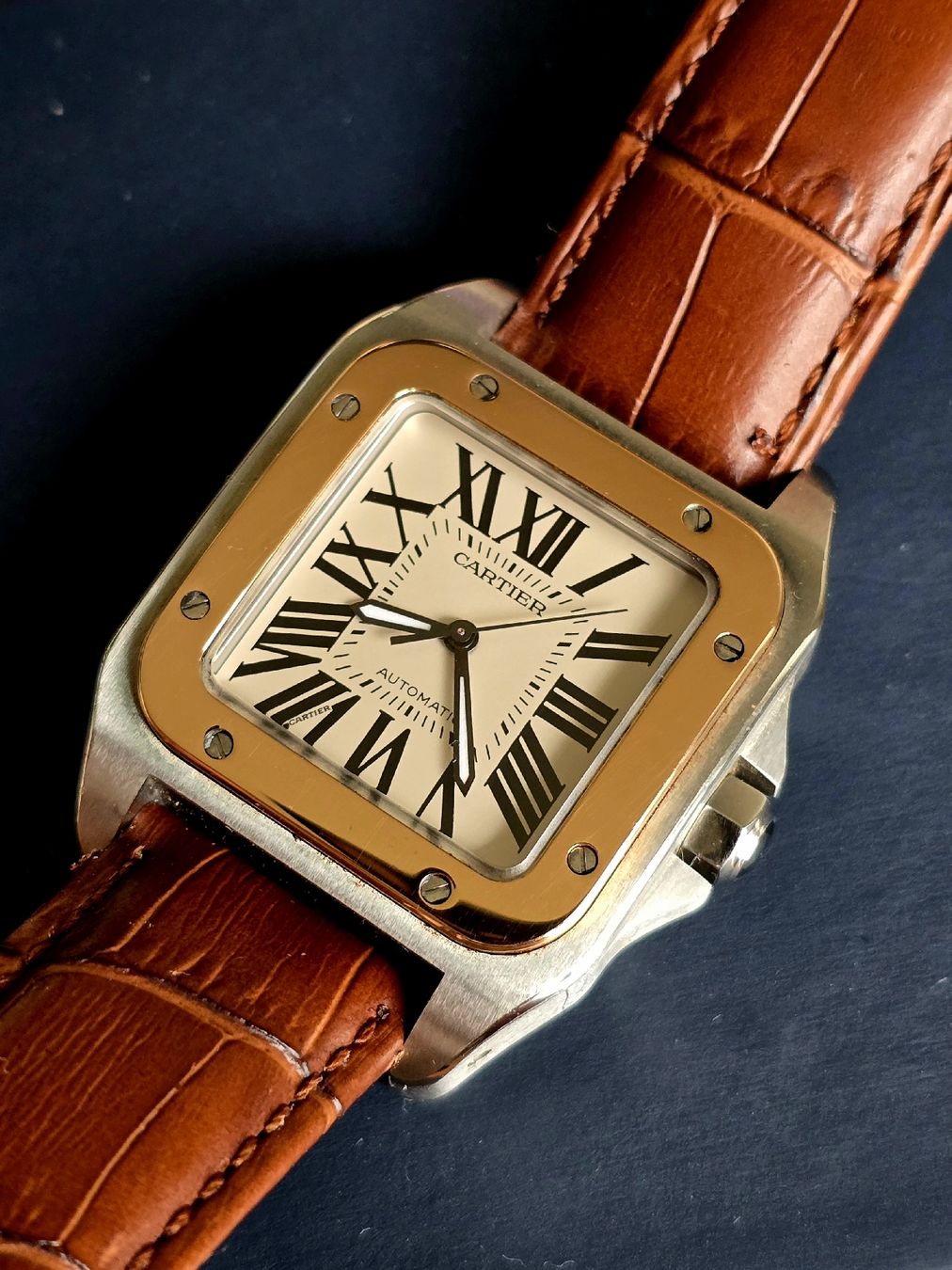 Cartier Orologi: Cartier Santos 100 Medium Automatic – Usato da Basel venduto da TimelessWanderer 7