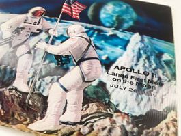 Apollo 11 Mondlandung 1969 Lenticular 3D Bild NASA VARI-VUE