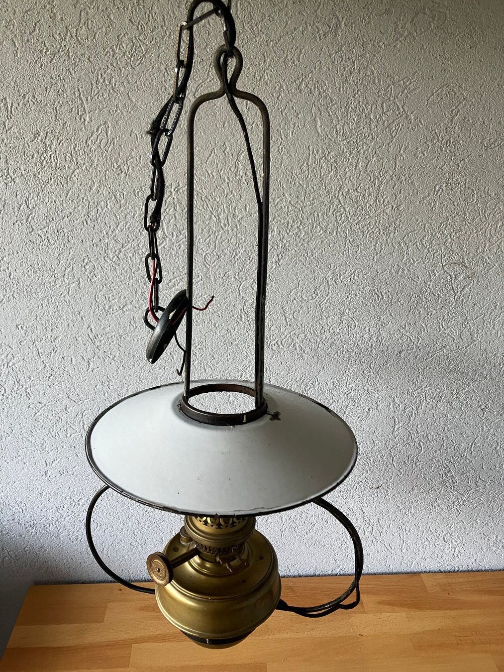 Lampen: Hängelampe im Stil einer Petroleumlampe Messing – Gebraucht aus Ebikon von bonsai54a 2