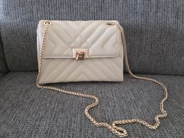 Dune London Handtasche, beige mit goldener Kette👜 Top!
