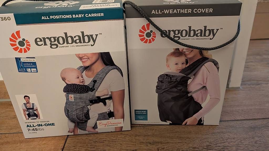 Ergo Baby Porte-bébés ventraux & dorsaux: Ergobaby babytrage ohne Regenschutz – D'occasion à Zürich par nurp