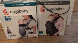 Ergobaby babytrage + Regenschutz