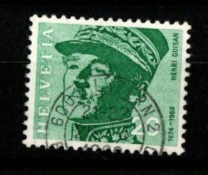 Alle Briefmarken: 1969 - Porträts - Henri Guisan – Gebraucht aus Schaffhausen von poststamp