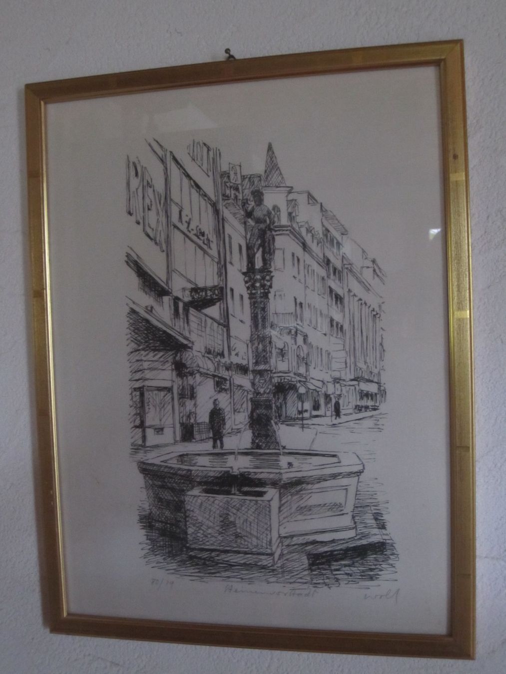 Grafica & Litografie: Basler Brunnen an der Steinenvorstadt – Usato da Gelterkinden venduto da Gimbo2 1