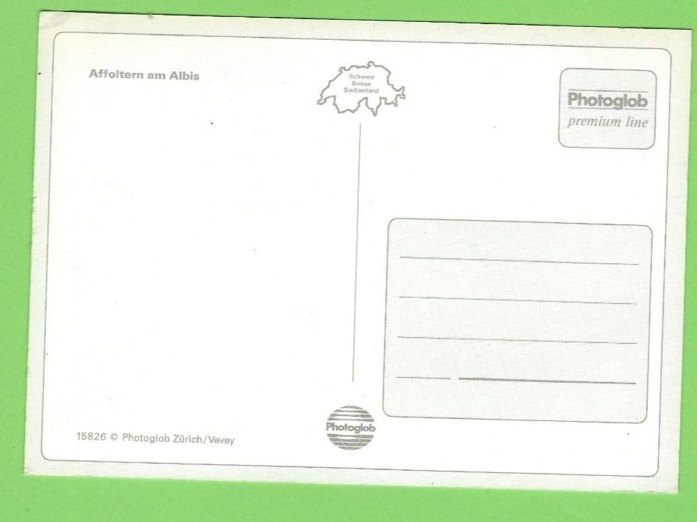 Cartoline postali: Affoltern am Albis – Usato da Zürich venduto da t24_de 1