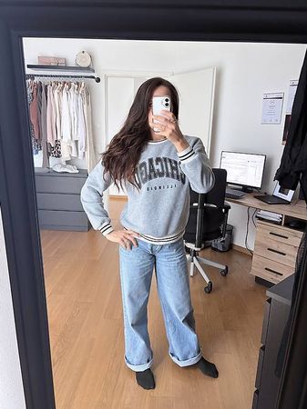 grauer Pullover Gr. S